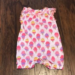 Hatley Ice Cream Cone Onesie Outfit